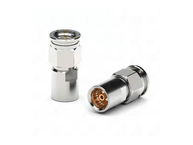 Straight Stainless Steel SMA Male to Bma Female RF Coaxial Connector
