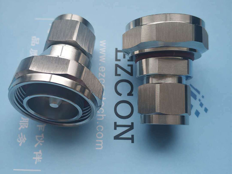 Low Pim DIN 716 Coaxial Plug to N Male Plug RF Connector