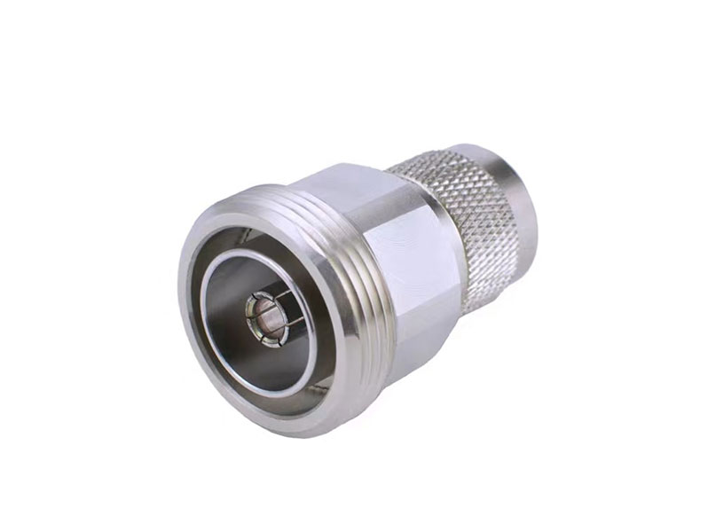 Straight Connector DIN 716 Female to N Male RF Coaxial Adapter