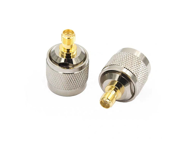 N Male Coaxial Plug Connector to SMA Female RF Coaxial Adapter